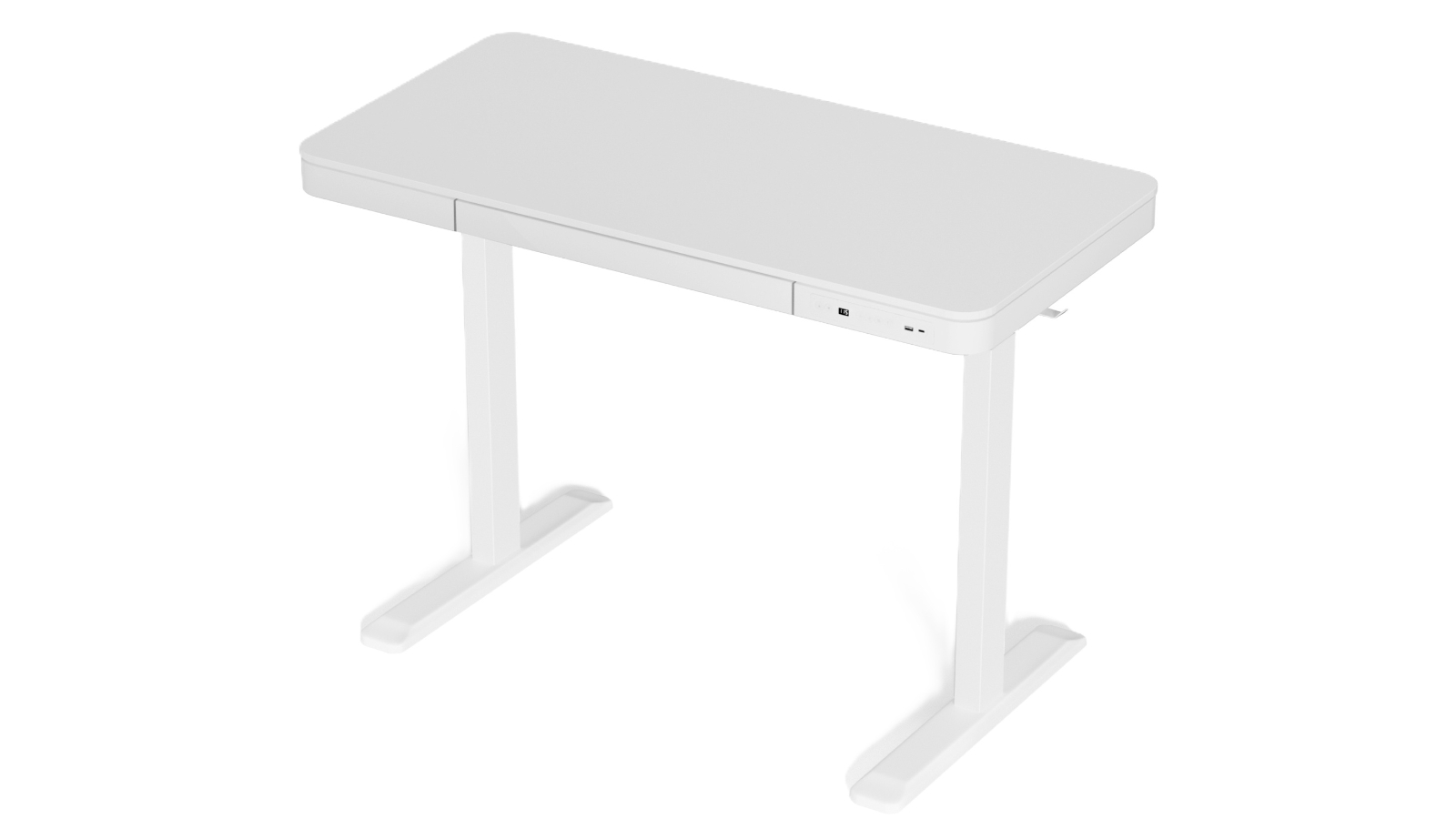 Artiss White Motorised Standing Desk - 120cm