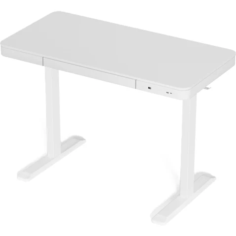 Artiss White Motorised Standing Desk - 120cm