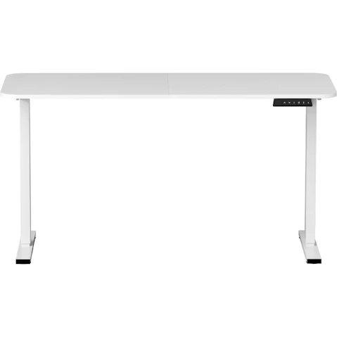 Artiss 140cm White Electric Standing Desk with Motorised Height Adjustment
