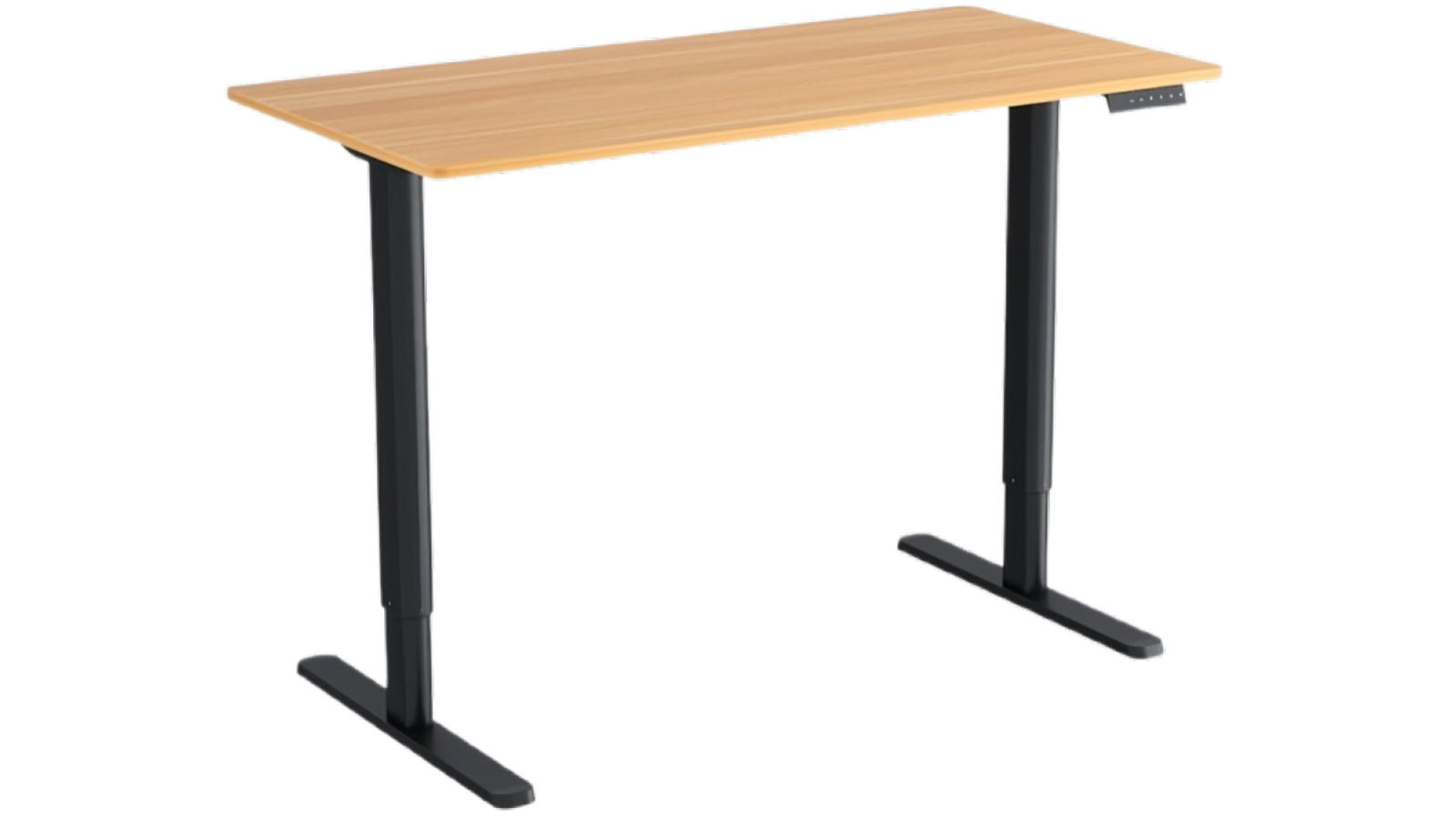 Artiss 120cm Electric Sit Standing Desk - Black/Natural