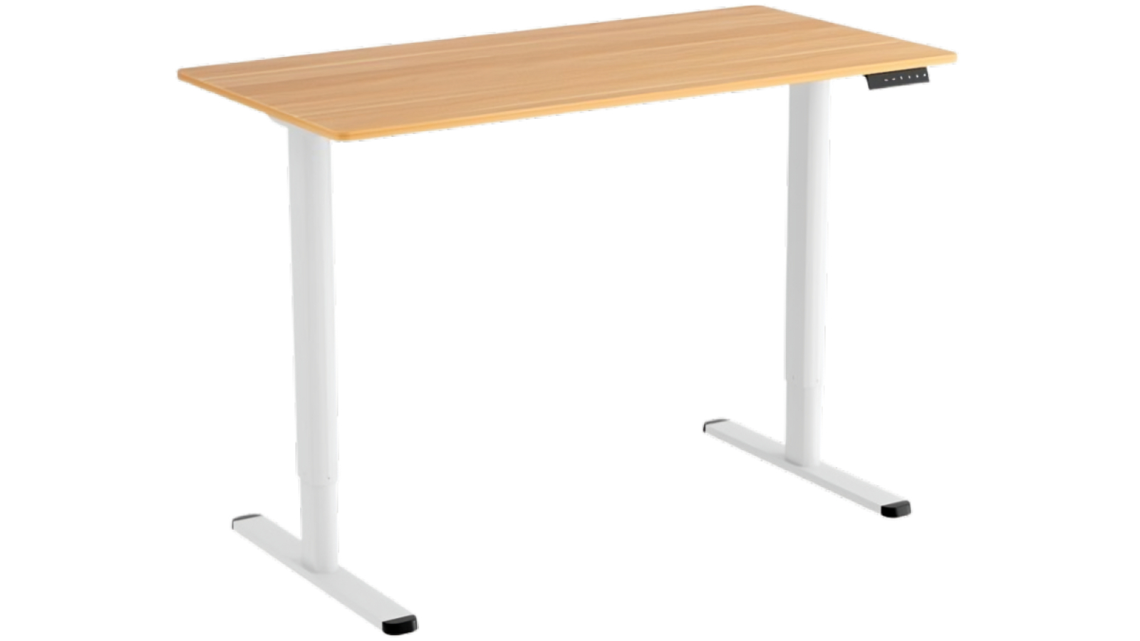 Artiss 120cm Electric Sit Standing Desk - White/Natural