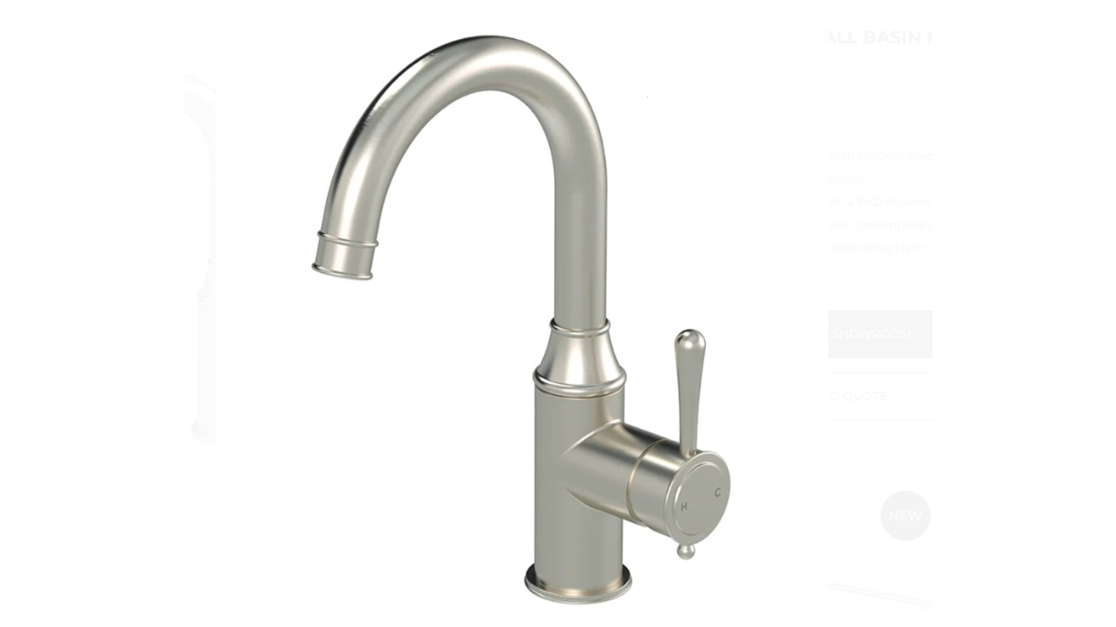Meir Harrington Tall Basin Mixer - Brushed Nickel