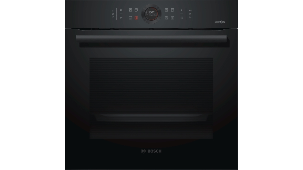 bosch series 8 600mm black glass built in pyrolytic oven