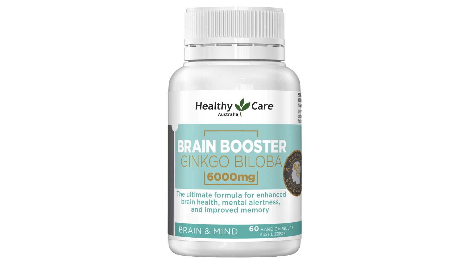 Healthy Care Brain Booster Ginkgo Biloba