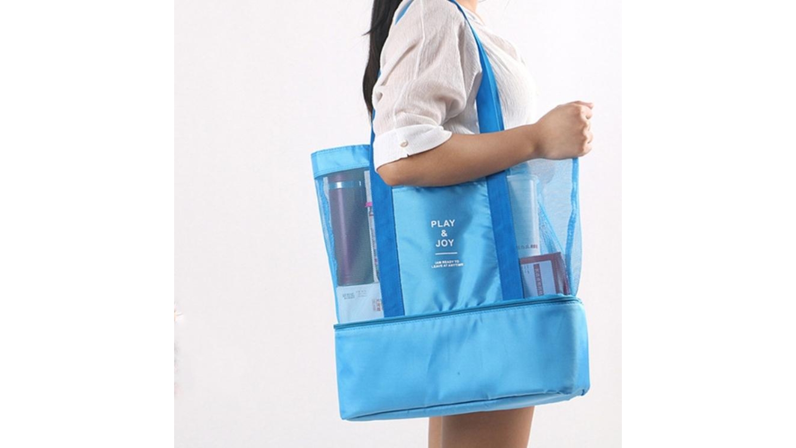 BL Double Layer Mesh Tote Bag - Blue | Harvey Norman