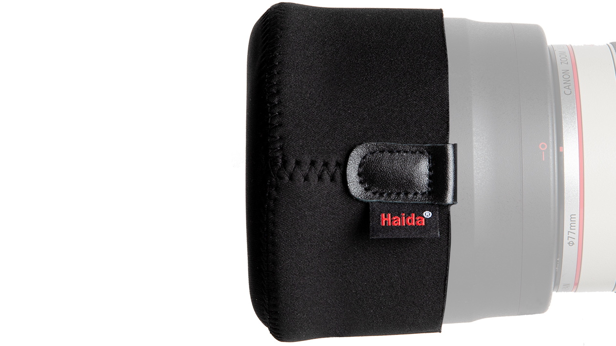 Haida Black Lens Hood Protection Cover - 121-133mm