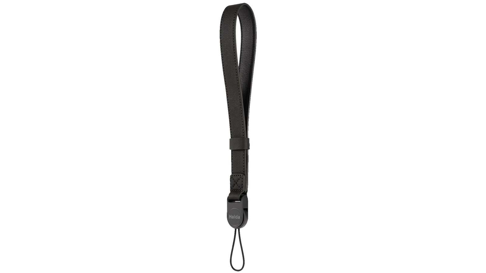 Haida Classic Leather Wrist Strap - Black