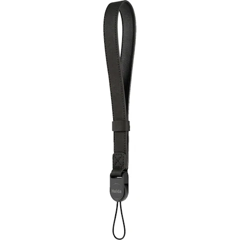 Haida Classic Leather Wrist Strap - Black