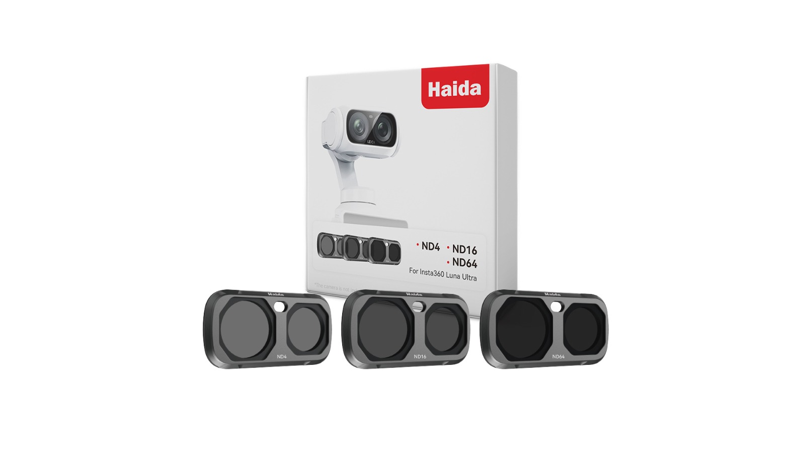 Haida Pack of 3 Nano Pro Magnetic Filter Kit for Insta360 Luna Ultra