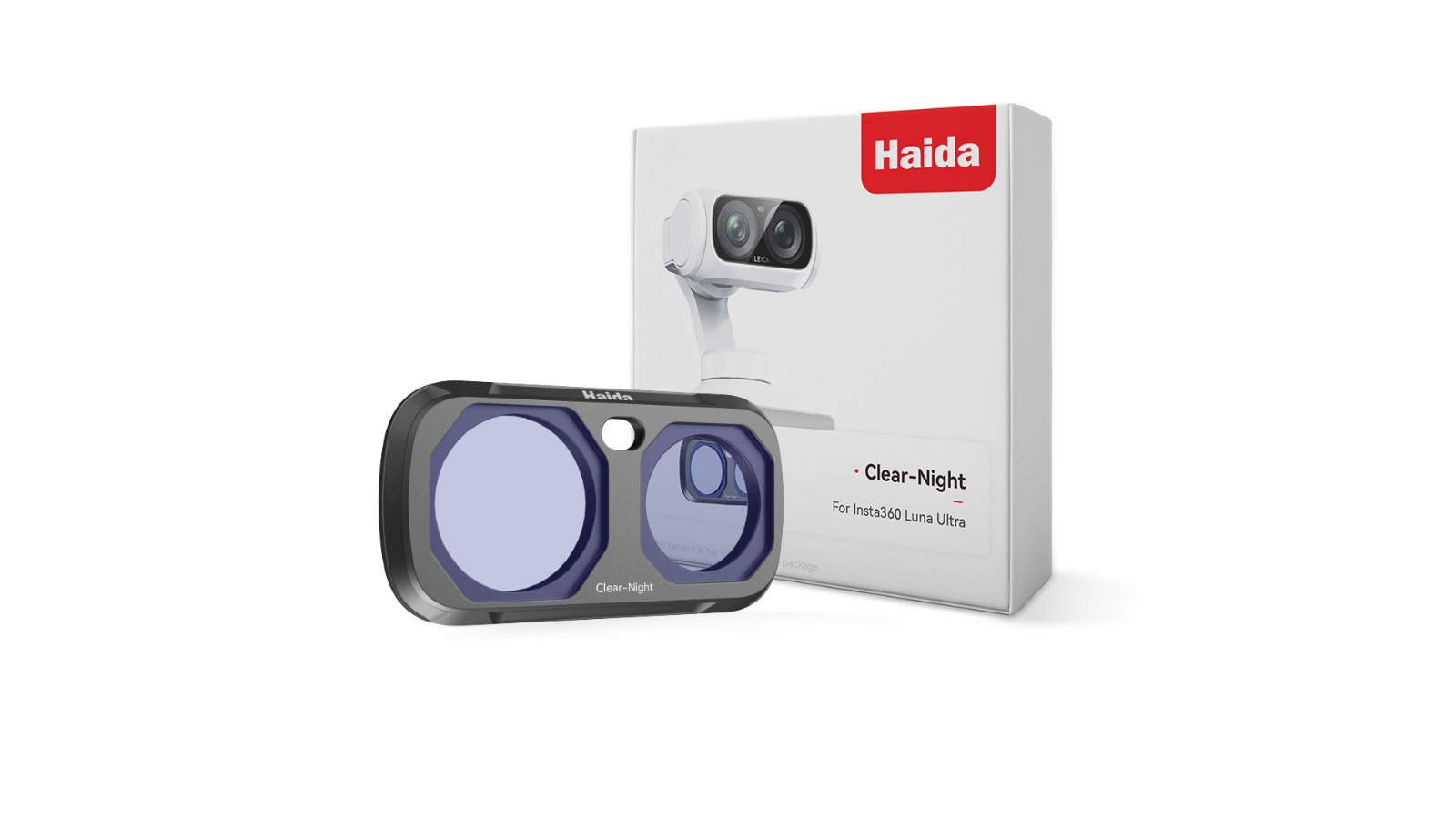 Haida NanoPro Magnetic Clear-Night Filter for Insta360 Luna Ultra - Black