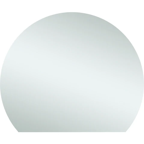 Thermogroup Hamilton D-Shaped 900mm Glue-to-Wall Polished Edge Mirror