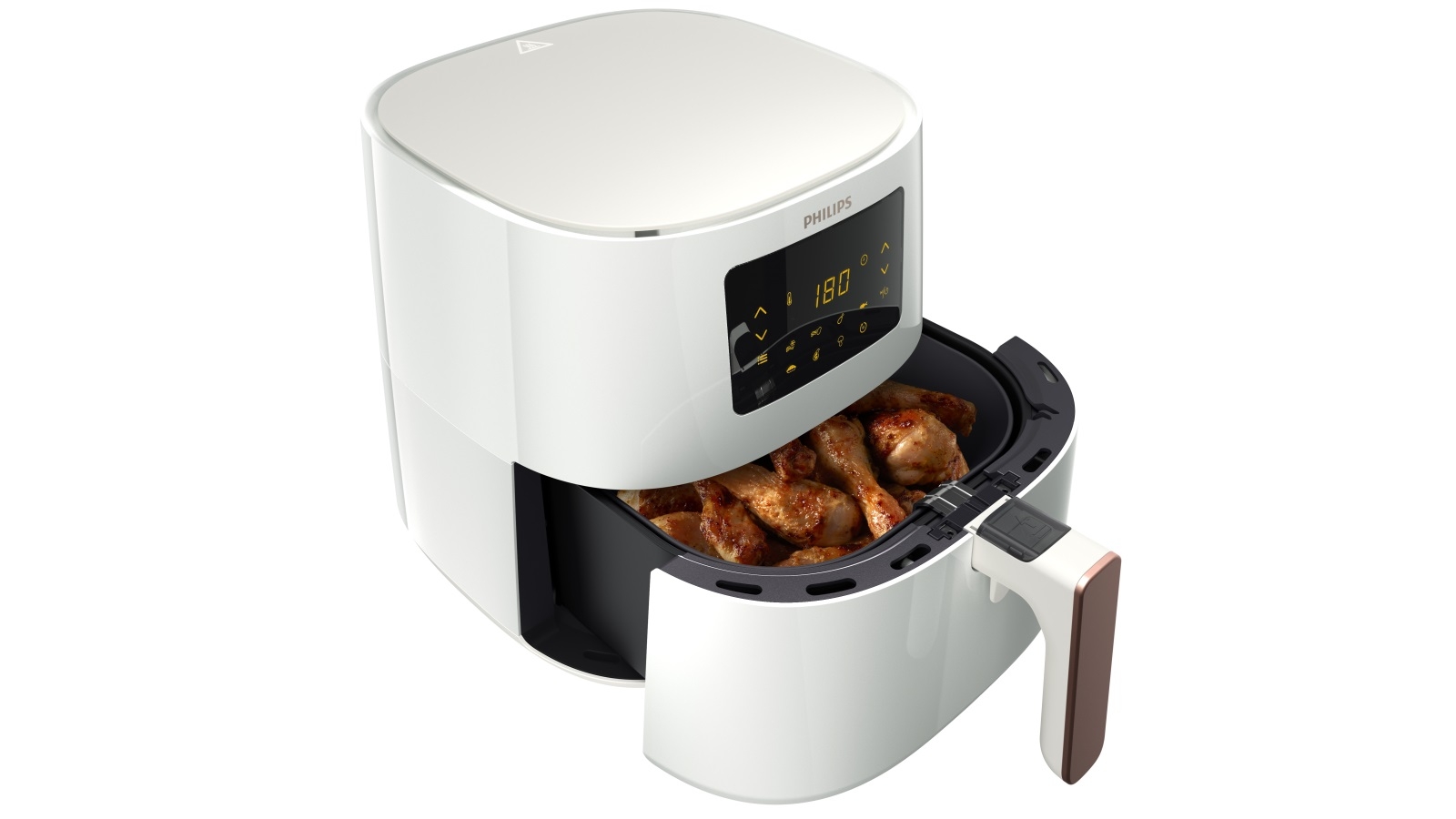 PRNINSEES Digital Air Fryer Xl Family White High-Speed Air Convention No  Oil Needed, Fryers, Cooking, Small Home Appliances, Smart Home