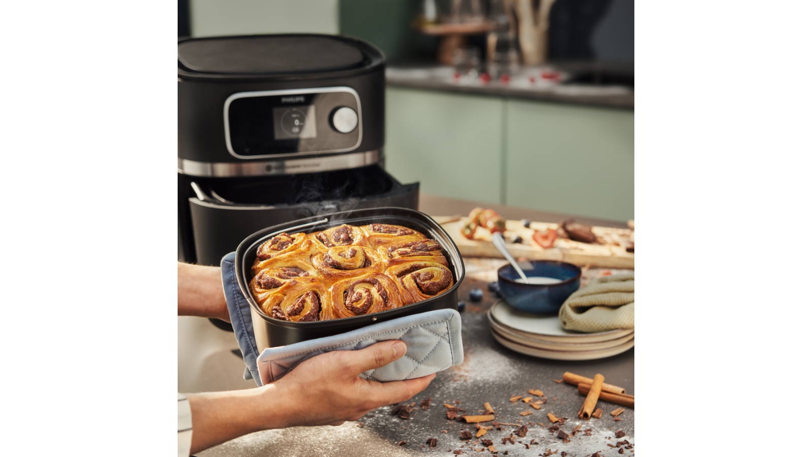 Philips 7000 Series XXXL Connected Air Fryer with Food Thermometer