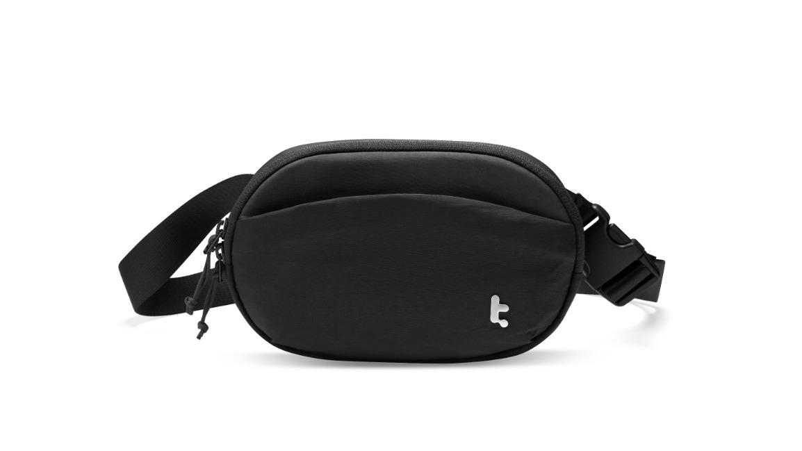 tomtoc 1.5 Litre Sling Bean Belt Bag - Black