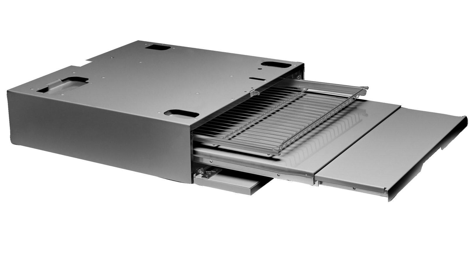 ASKO Double Pull-Out Laundry Shelf - Titanium