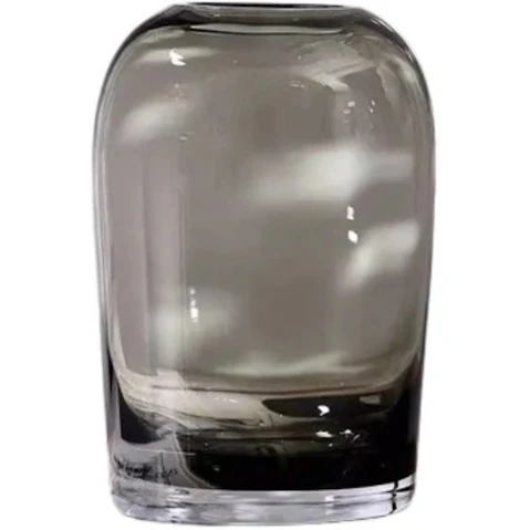 NNEOBA European Elegance INS Glass Flower Vase for Chic Home Decor