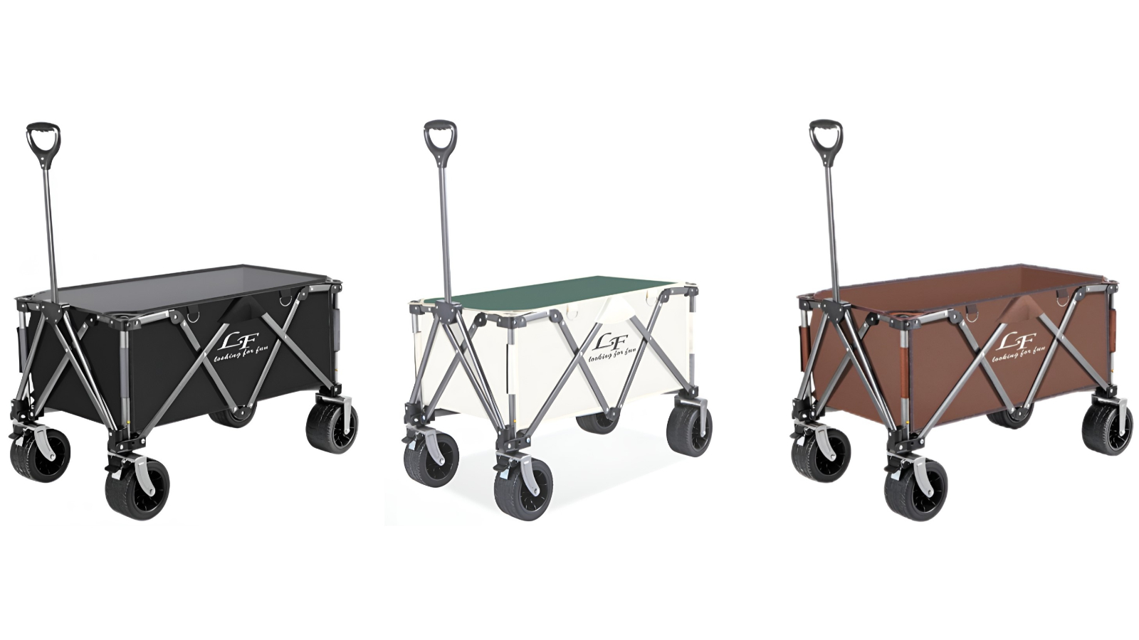 Jacksaqua Heavy Duty Folding Cart with Double Brakes