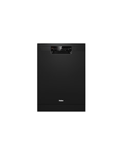Haier 15 Place Setting Freestanding Dishwasher with Advanced Wash Modifier - Black