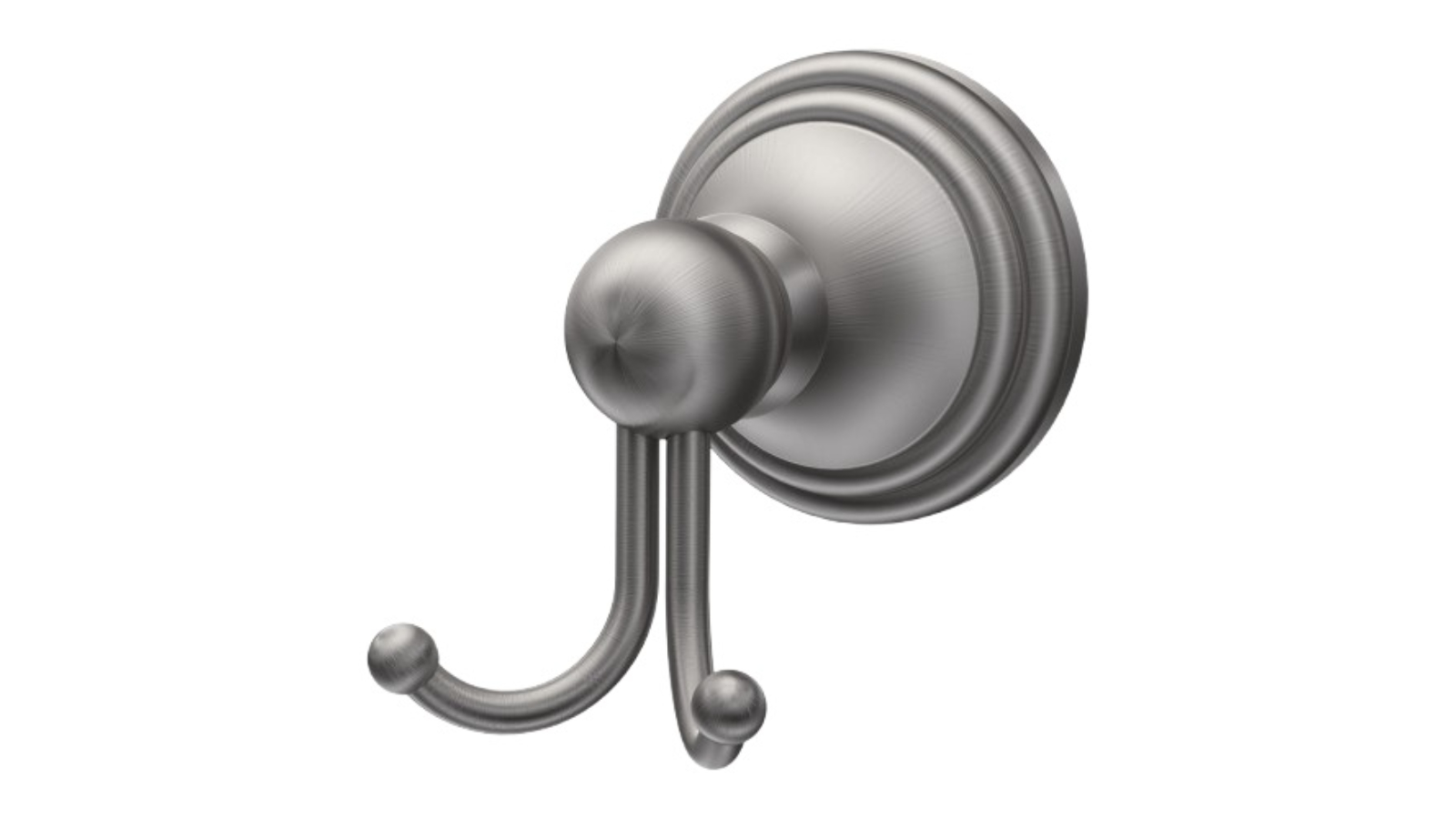 Parisi Hermitage Double Robe Hook - Pewter