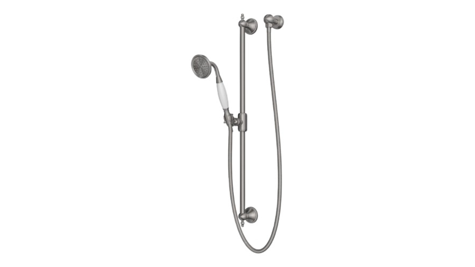 Parisi Hermitage Sliding Rail with Hand Shower - Pewter