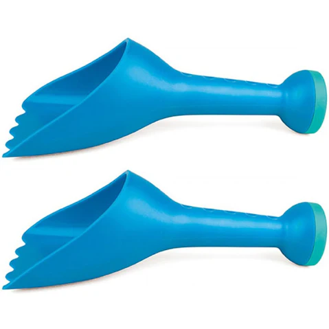 Hape 2 Piece Kids Rain Shovel Outdoor Activity Learning Toy - Blue