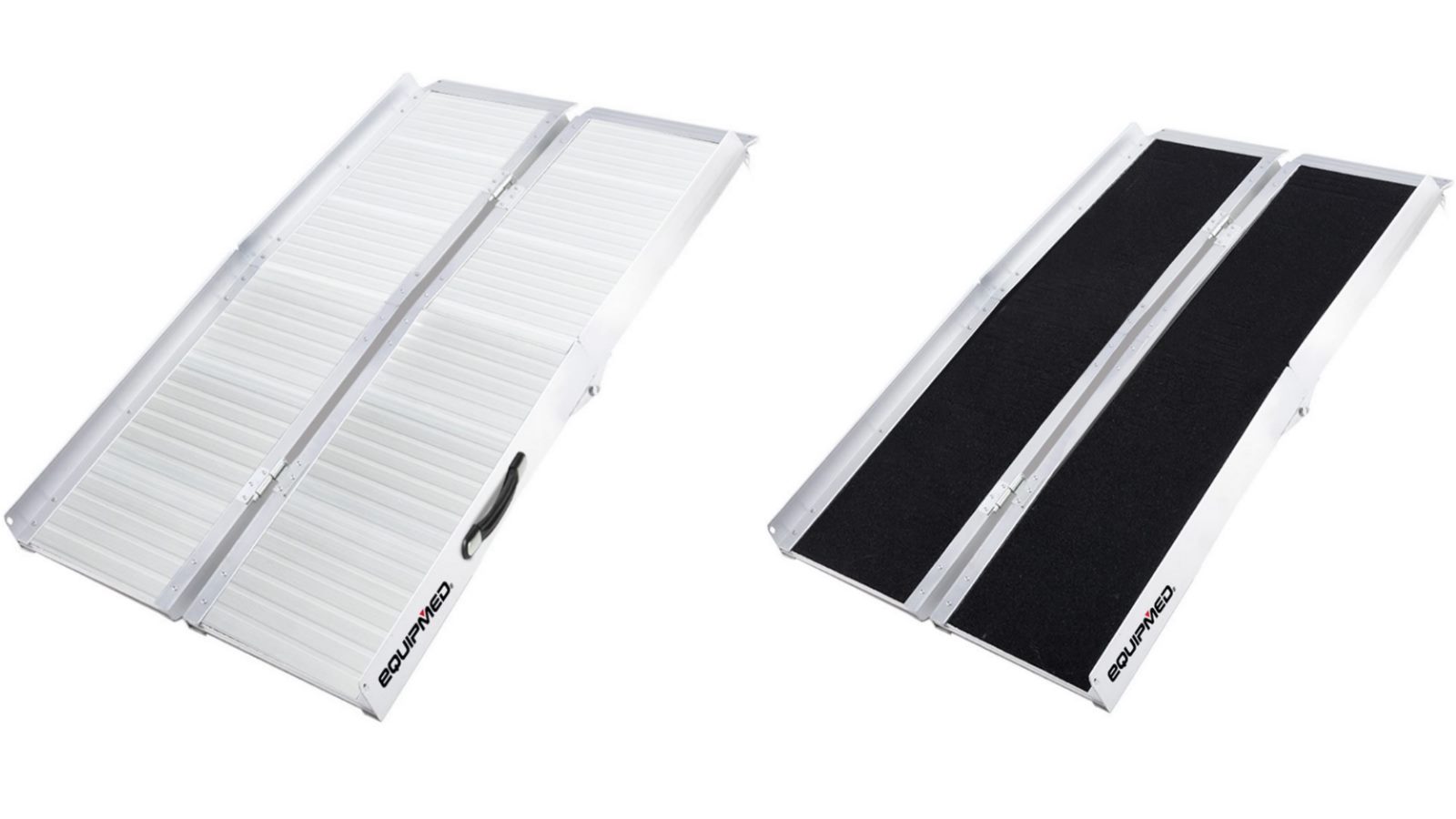Equipmed 123cm Portable Folding Aluminium Access Ramp