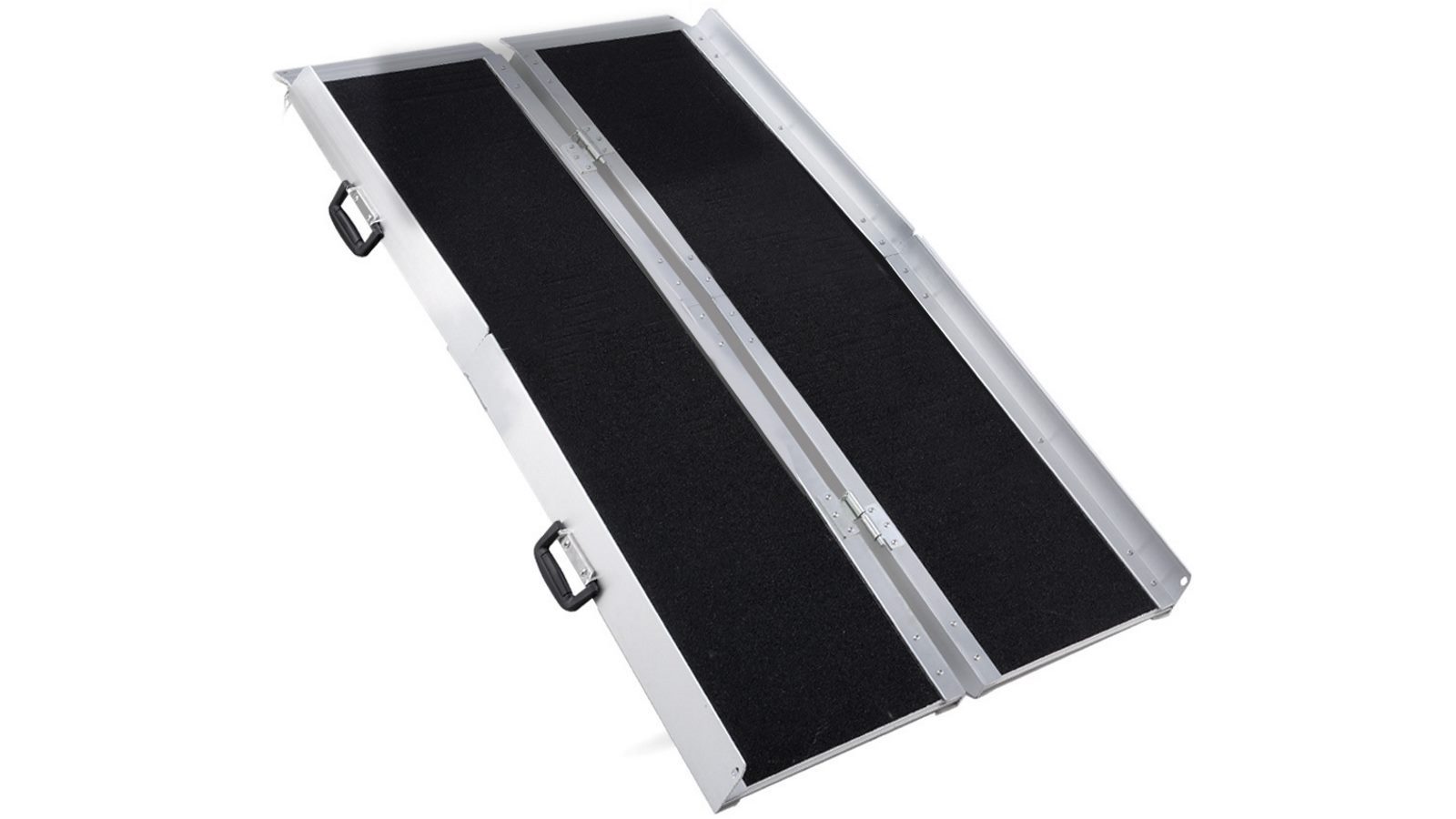 Equimed 182cm Portable Folding Aluminium Access Ramp - Black
