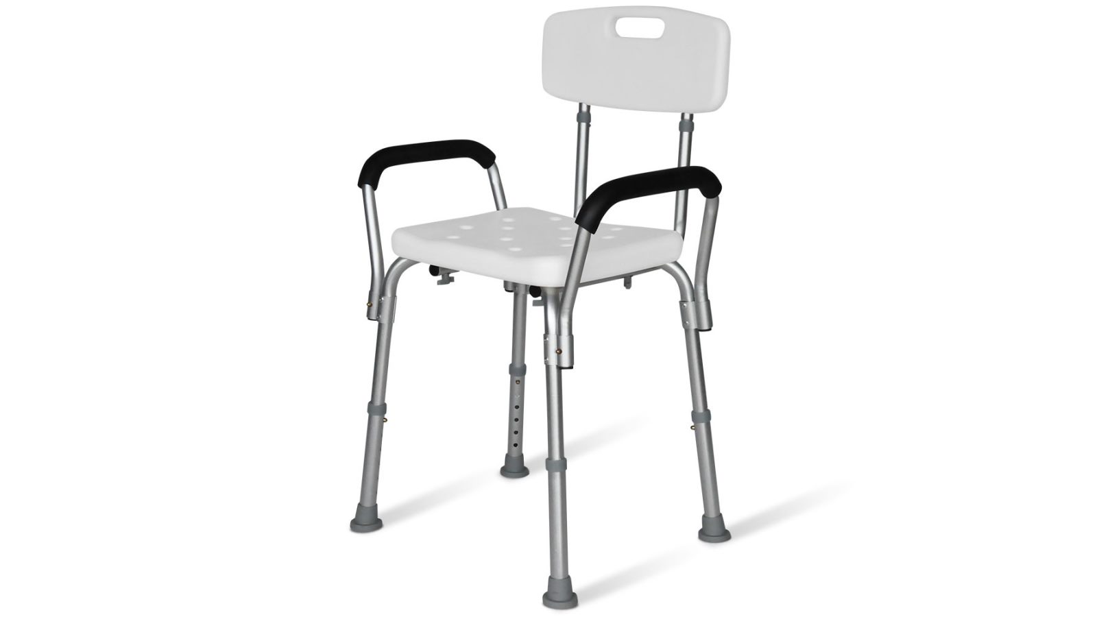 Equipmed Shower Chair Bath Seat - White