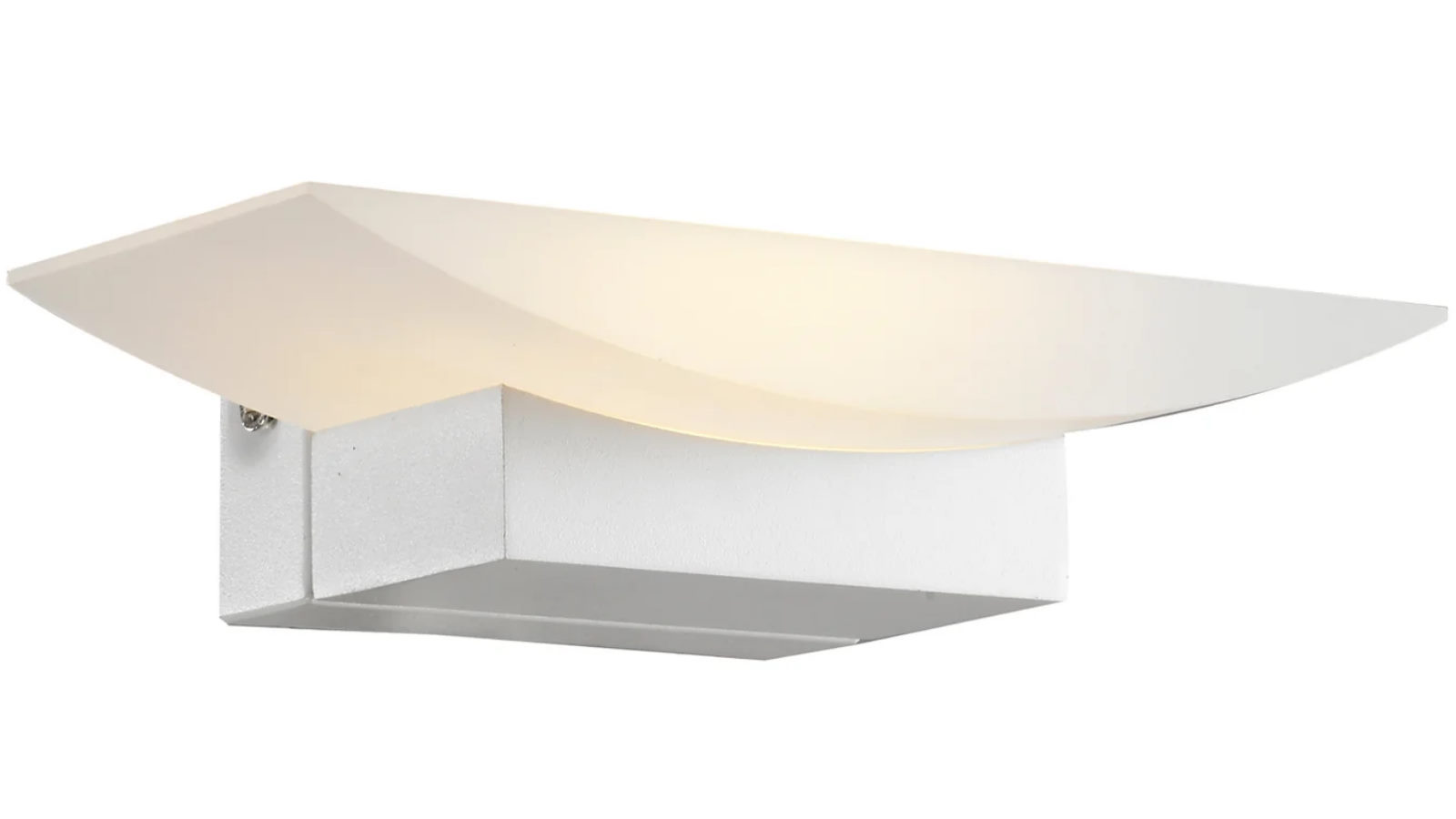 HELSINKI Interior Tri-CCT Dimmable Surface Mounted Curved Up/Down White Wall Light