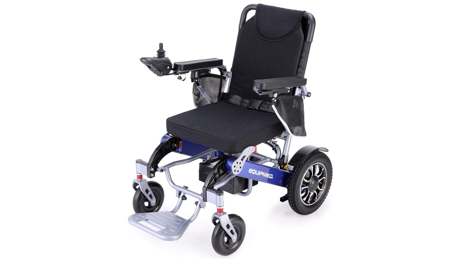 Equipmed Electric Wheelchair Aluminium Frame - Blue