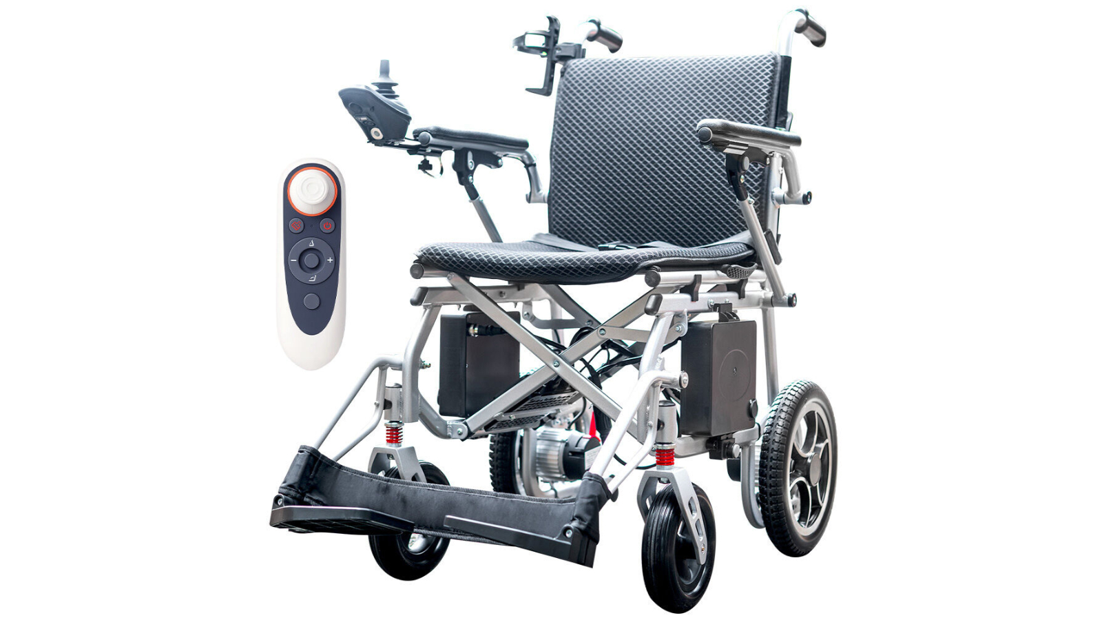 Equipmed Power Electric Wheelchair - Silver