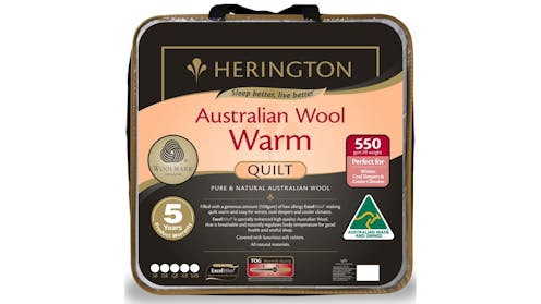 Herington Warm Wool Queen Quilt Harvey Norman