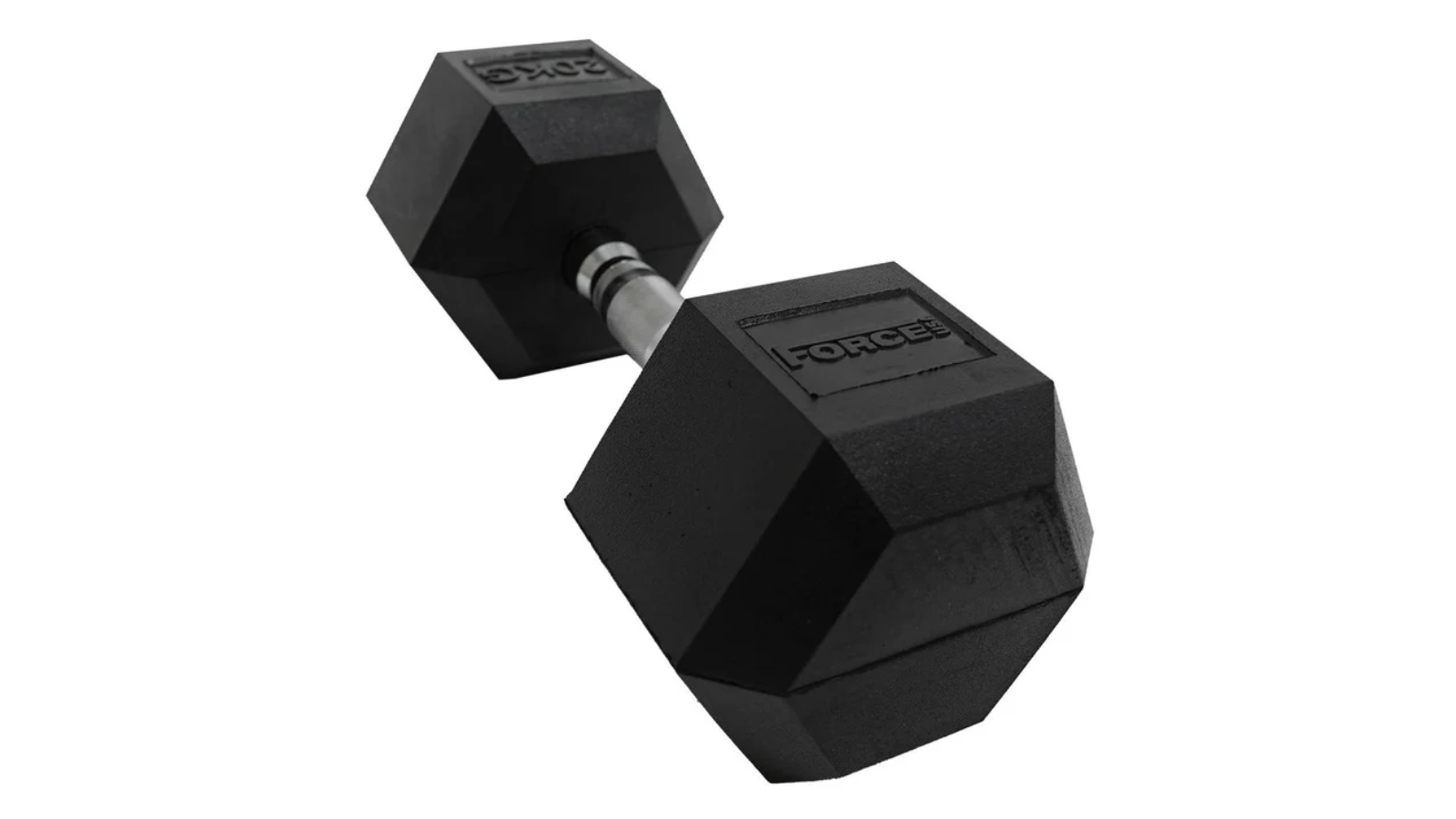 Force USA Rubber Hex Dumbbell - 30kg