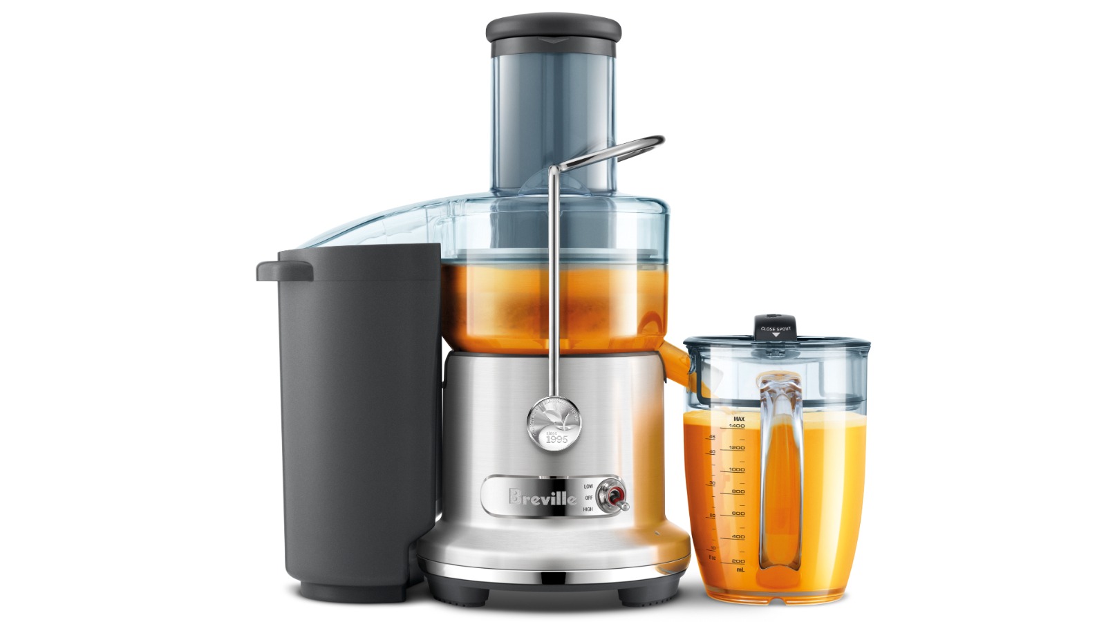 Breville The Juice Fountain Fresh 95 Juicer - Brushed Stainless Steel