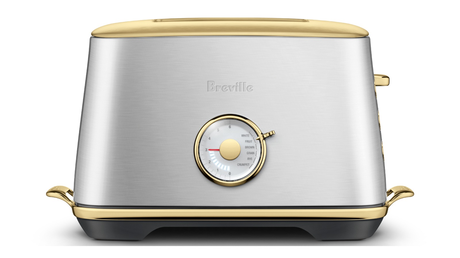 Breville The Toast Select Luxe 2 Slice Toaster - Brushed Stainless Steel Brass