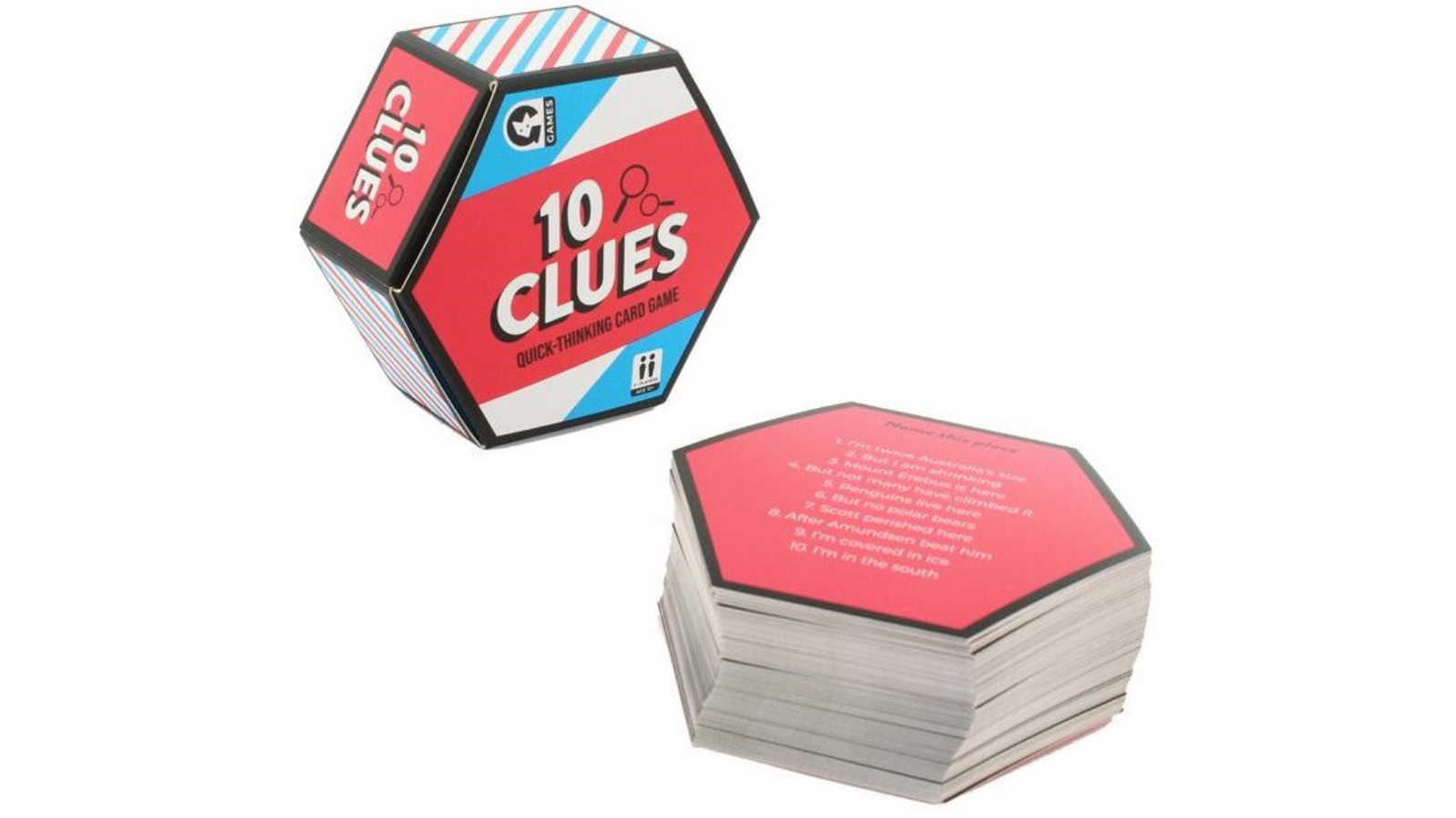 Hex Games 10 Clues Board Game