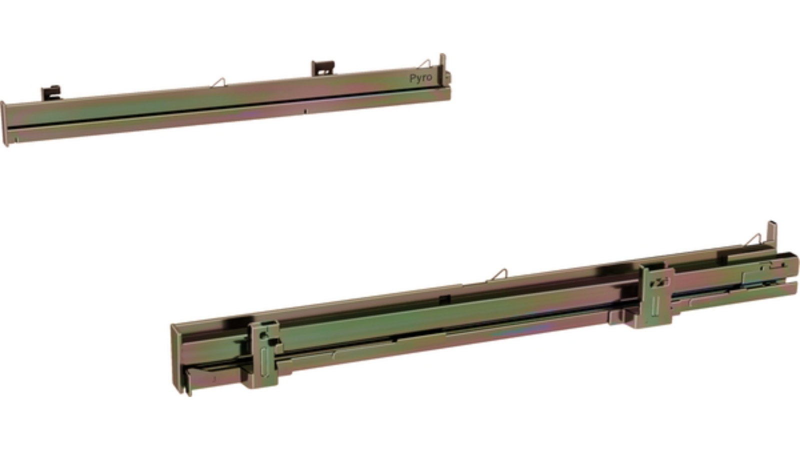 BOSCH Series 8 Clip Rail Full Extension Pyroproof - Stainless Steel