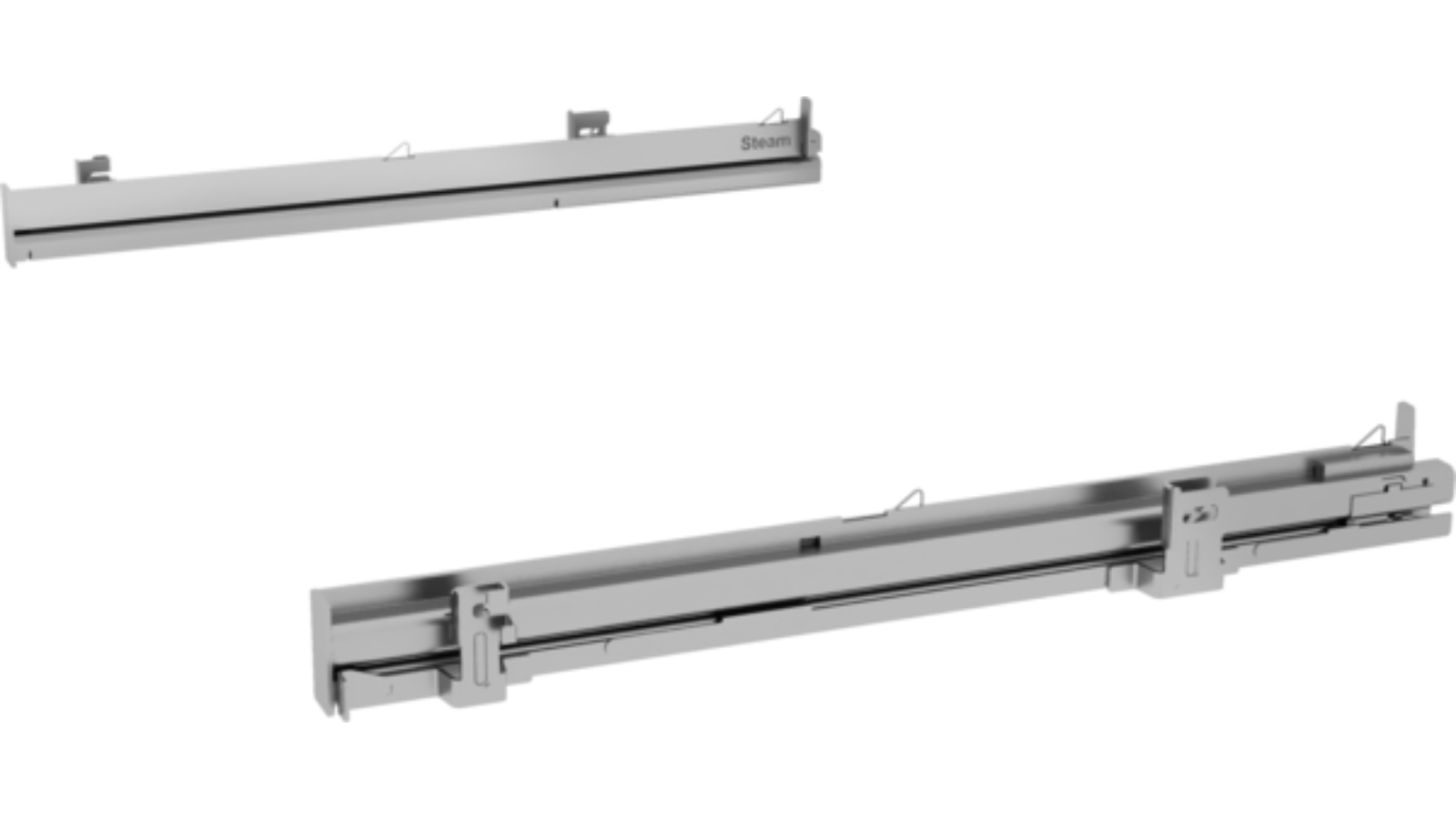 BOSCH Series 8 Clip Rail Full Extension Steam - Stainless Steel