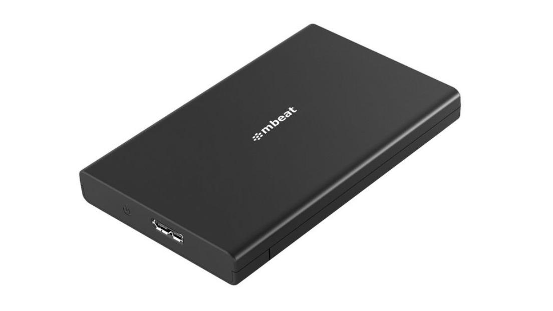 MBeat A2 3.0 2.5inch SATA HDD Enclosure Slim Tool-Free USB - Black