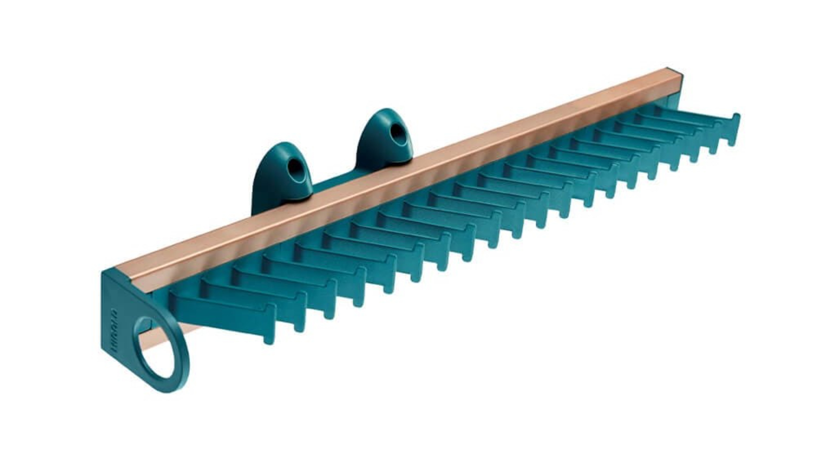 Higold B Series Teal Slide Out Side Wardrobe Tie Rack