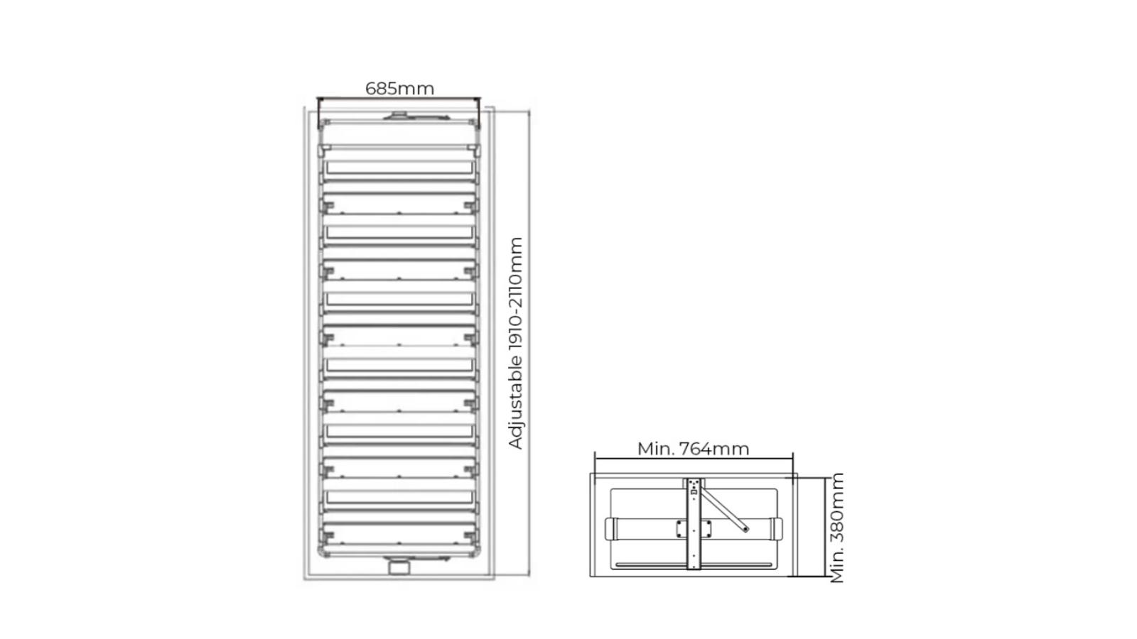 Higold Natural Finish 12 Tier B Series Rotating Shoe Rack Cabinet ...