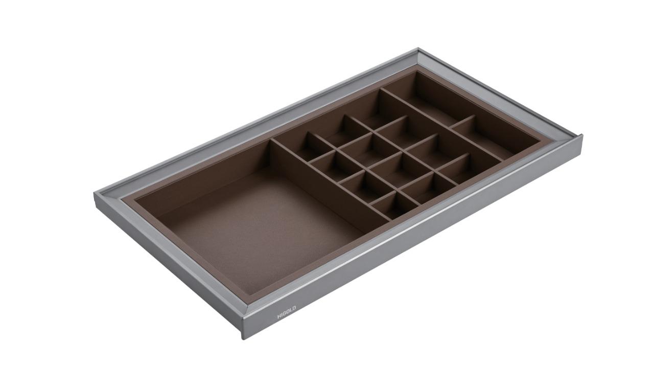 Higold Multiple Section A Series Pull Out Wardrobe Storage Tray - 90cm