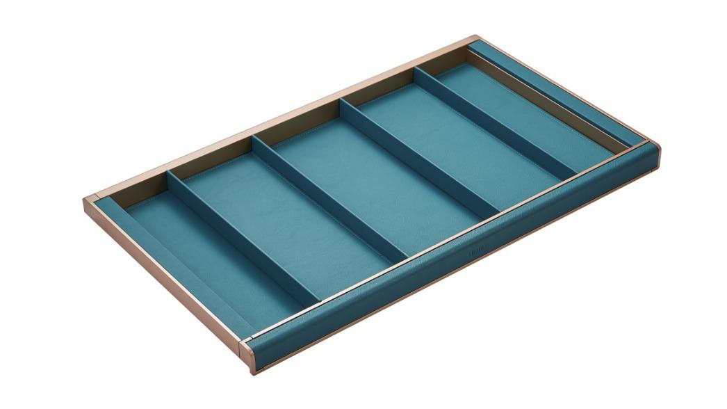 Higold Teal Finish Adjustable Section B Series Pull Out Wardrobe Storage Tray - 90cm