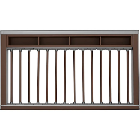 Higold Natural Finish B Series Pull Out Trouser and Belt Rack Cabinet