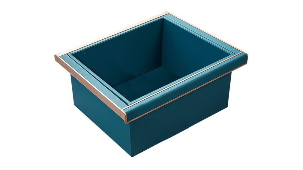 Higold Teal Finish B Series Pull Out Deep Wardrobe Basket - 60cm
