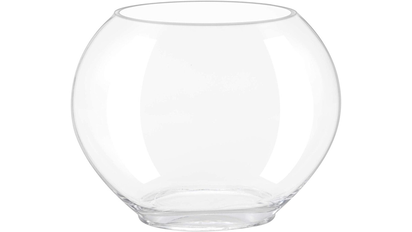 Hygger Mini Glass Oblate Fish Bowl Kit - Black
