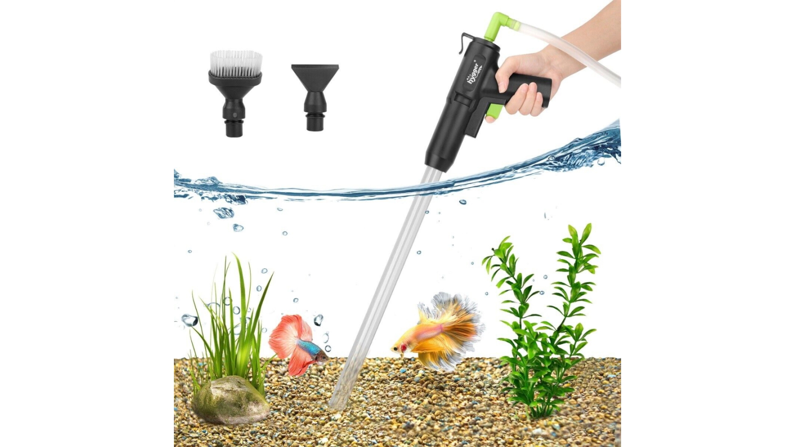 Hygger HG036 Aquarium Vacuum Gravel Cleaner