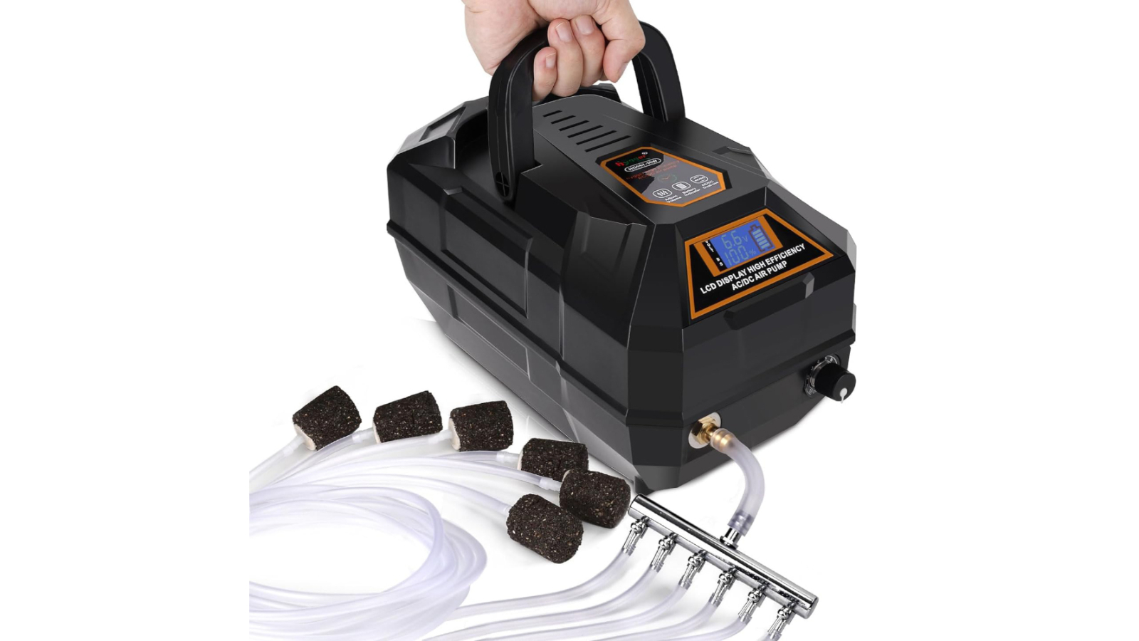 Hygger Portable Air Pump Kit - 10W
