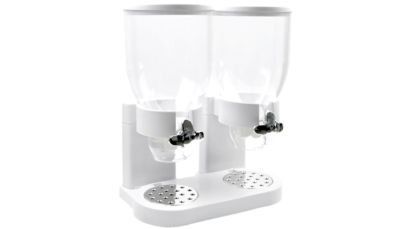 Double Cereal Dispenser White Harvey Norman