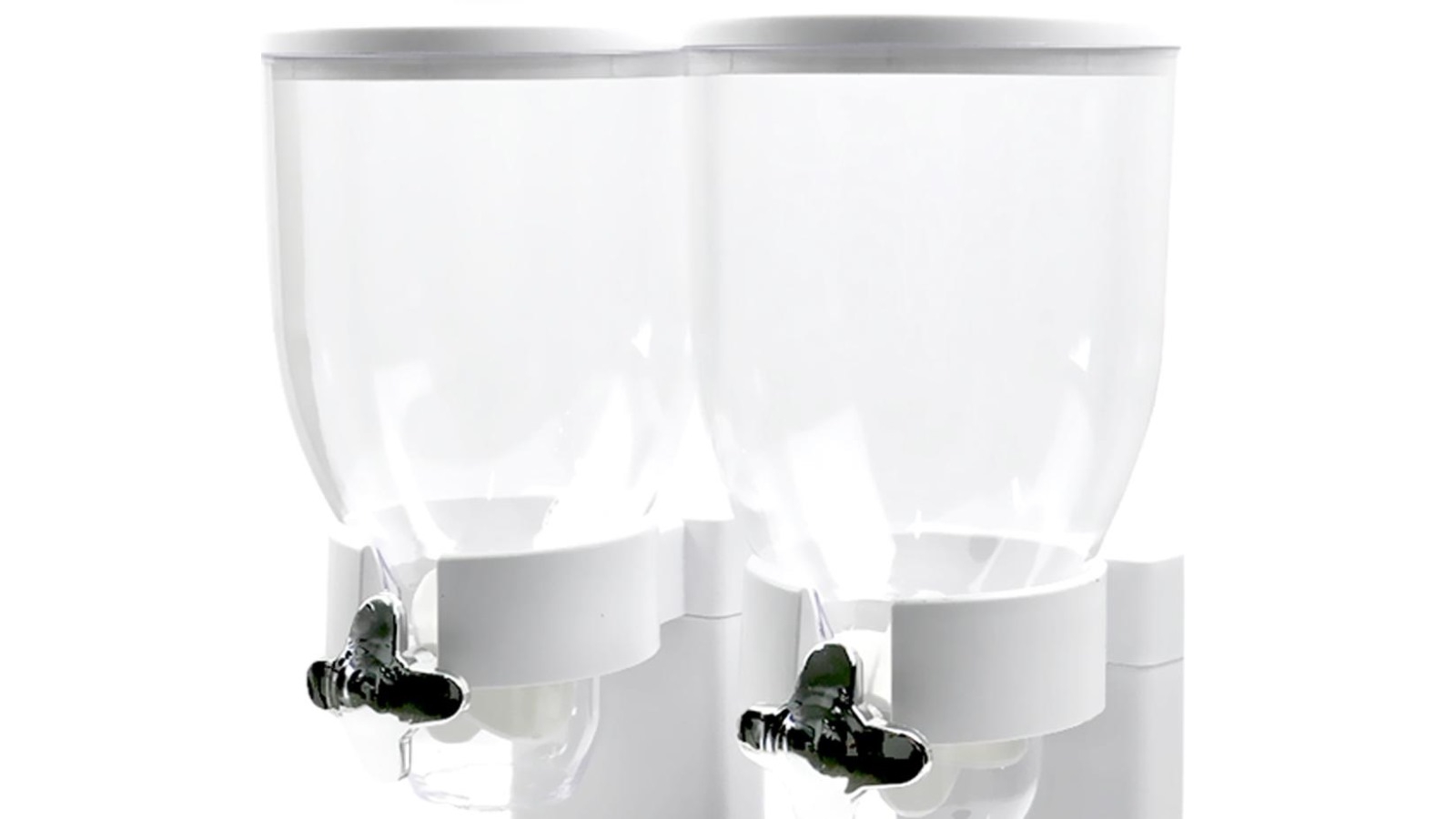 Double Cereal Dispenser White Harvey Norman